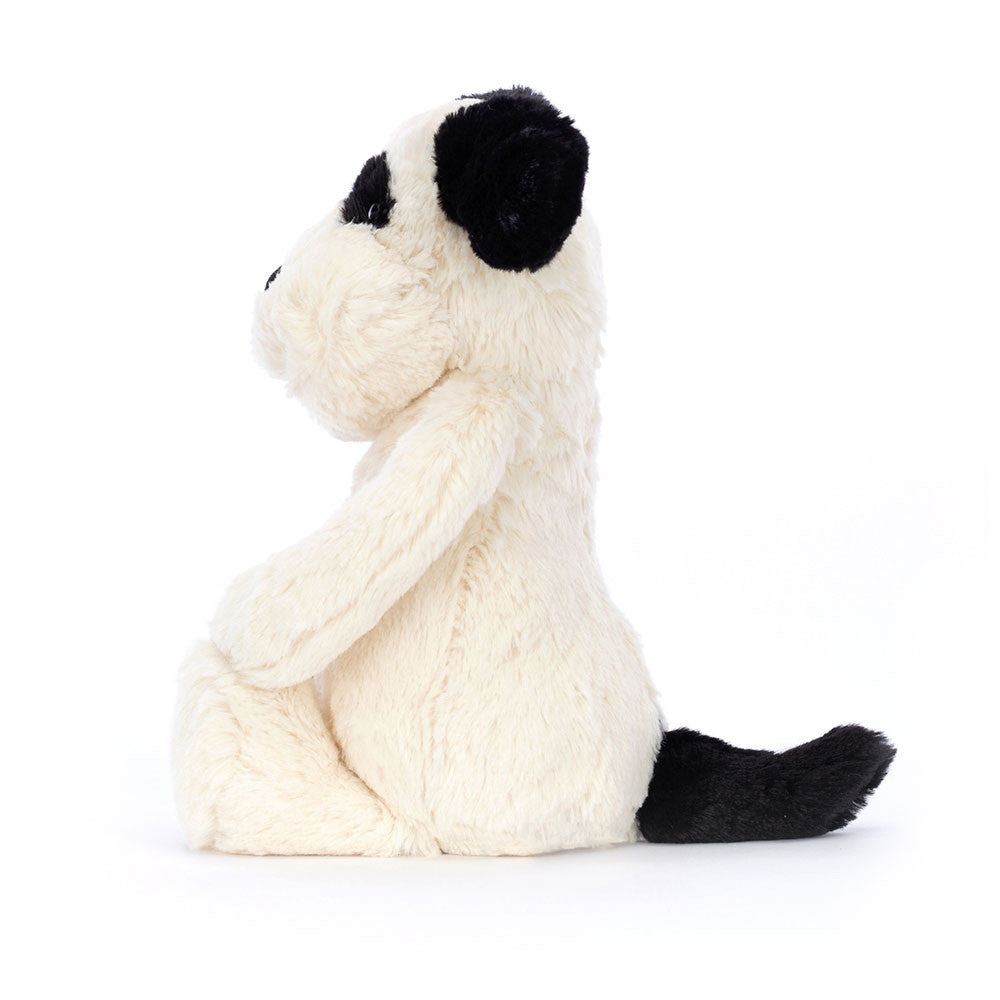 Bashful Black & White Puppy by Jellycat - Medium