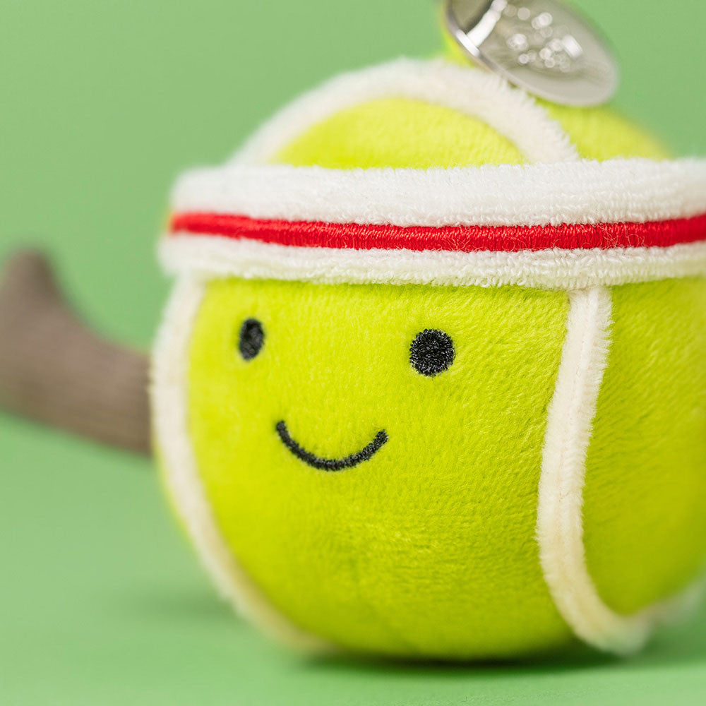 Amuseables Sports Tennis Bag Charm by Jellycat